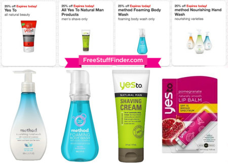 25% Off Method & Yes To Cartwheel Offers (Today Only)