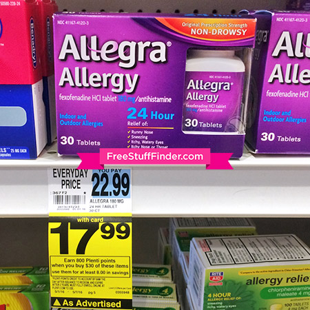 *HOT* $2.99 (Reg $15.49) Allegra Allergy Tablets at Rite Aid