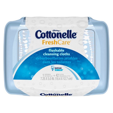 Cottonelle Flushable Cleansing Wipes