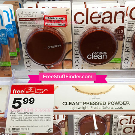 FREE CoverGirl Clean Powder at Target + Moneymaker