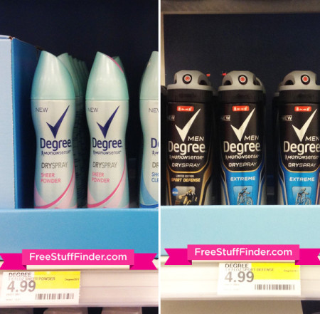 *HOT* $1.71 (Reg $5) Degree Dry Spray at Target