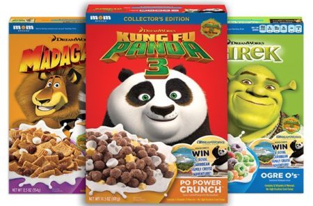 $1.38 (Reg $3.29) DreamWorks Cereal at Kroger