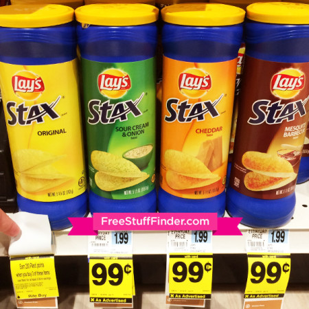 *HOT* $0.33 (Reg $2) Lays Stax Potato Crisps at Rite Aid
