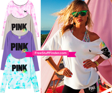 $15 Slouchy Crew w/ VS Pink Bra Purchase (5/3, 6-8PM Only)