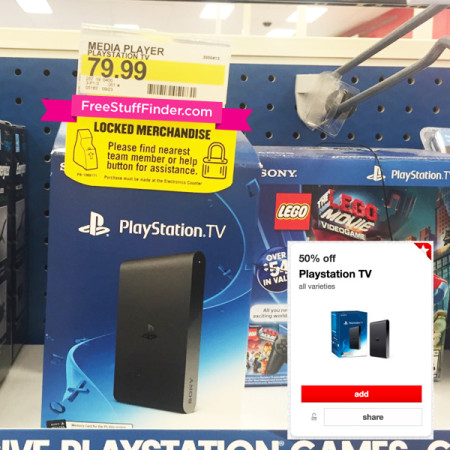 *High Value* 50% Off Playstation TV Cartwheel Offer