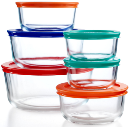 *HOT* $12.99 (Reg $40) Pyrex 12-Piece Storage Set + FREE Pickup