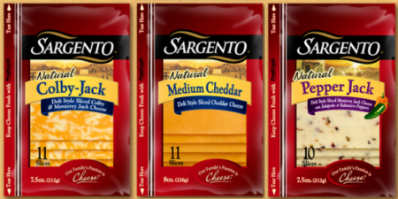 $1.95 (Reg $4.49) Sargento Cheese Slices at Kroger