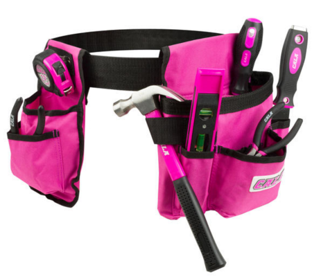 *HOT* $6 (Reg $30) 7-Piece Pink Tool Set + Free Store Pickup