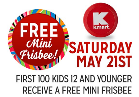 FREE Mini Frisbee for Kids at Kmart (5/21 Only)
