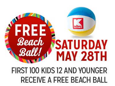 FREE Beach Ball for Kids at Kmart (First 100, 5/28 Only)