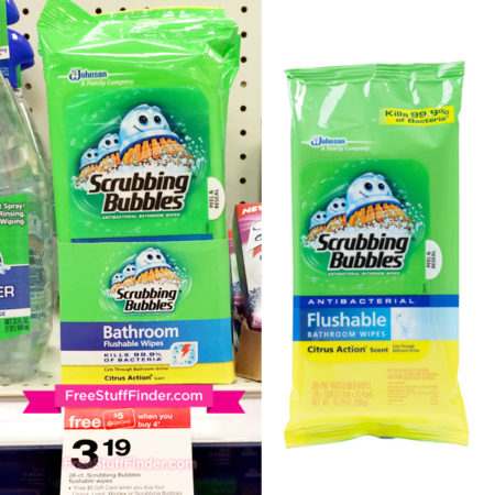 $0.94 (Reg $3.19) Scrubbing Bubbles Wipes at Target