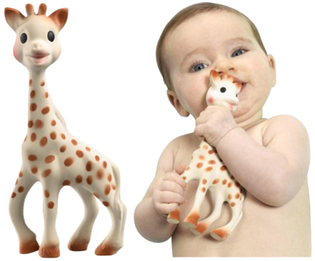 $14.99 (Reg $25) Giraffe Baby Teether + FREE Store Pickup