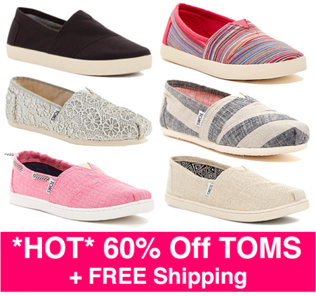 *HOT* 60% Off TOMS Shoes + FREE Shipping