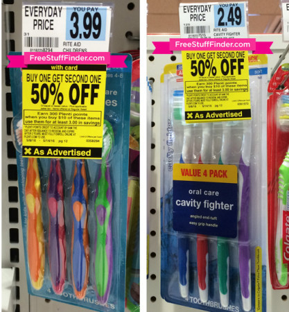 *HOT* $0.34 per Toothbrush at Rite Aid