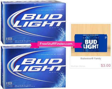 *HOT* $4.99 (Reg $13) Budlight 18-Pack Beer at Walgreens