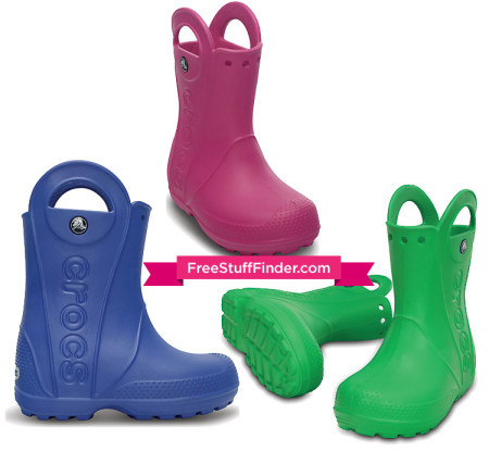 $13.12 (Reg $35) Kids Handle Rain Boot at Crocs