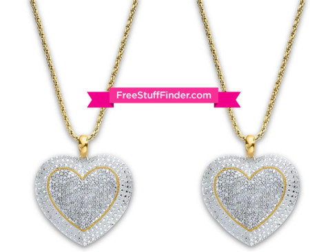 *HOT* $54.99 (Reg $600) 2 CTTW Diamond Heart Pendant Necklace + Free Shipping