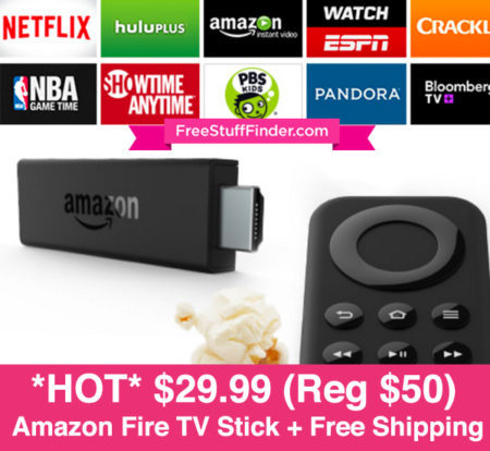 *HOT* $29.99 (Reg $50) Amazon Fire TV Stick + Free Shipping