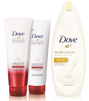 FREE Samples Dove Dry Oil & Regenerative Product