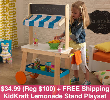 $34.99 (Reg $100) KidKraft Lemonade Stand + FREE Shipping