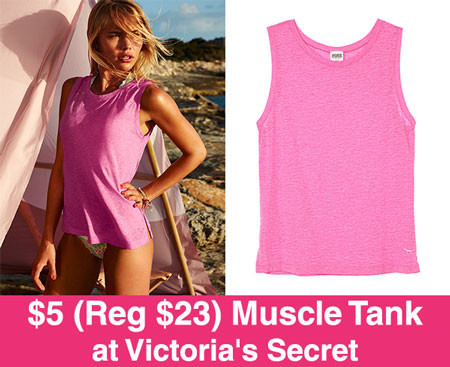 *HOT* $5 (Reg $23) Muscle Tank at Victoria's Secret