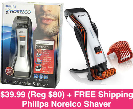 $39.99 (Reg $80) Philips Norelco Shaver + FREE Shipping