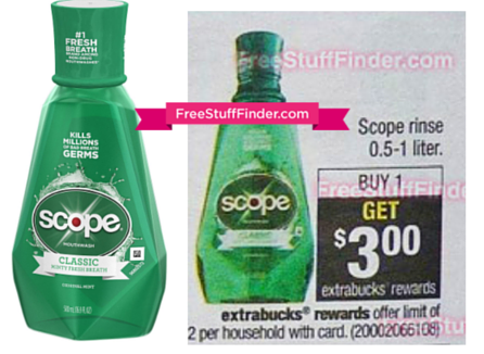 *HOT* $0.04 (Reg $3.79) Scope Mouthwash at CVS