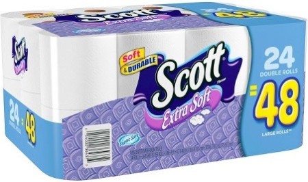 *HOT* $0.23 per Double Roll Scott Bath Tissue + FREE Shipping