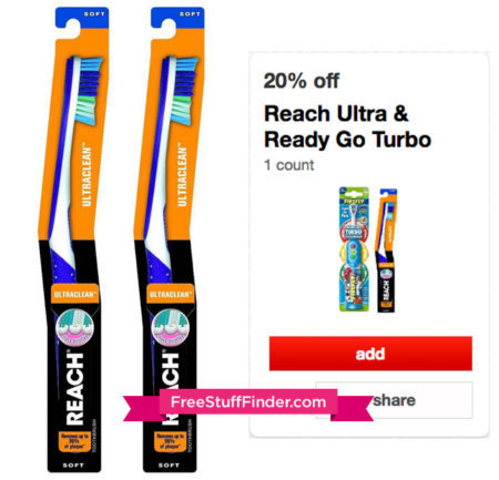 $0.38 Reach Ultra Toothbrush at Target