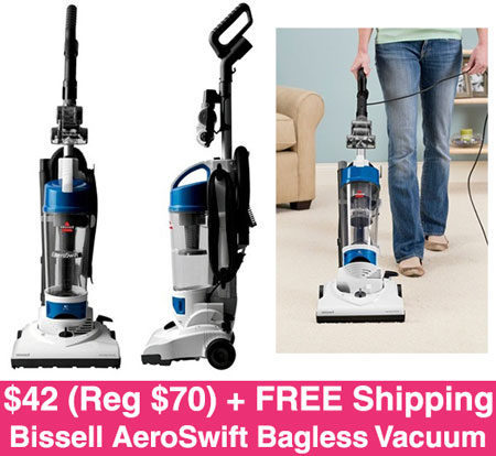 $39 (Reg $70) Bissell Bagless Vacuum + FREE Shipping