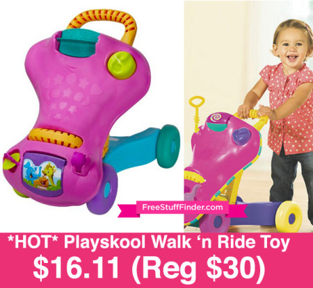 $16.39 (Reg $30) Playskool Step Start Walk 'n Ride Toy