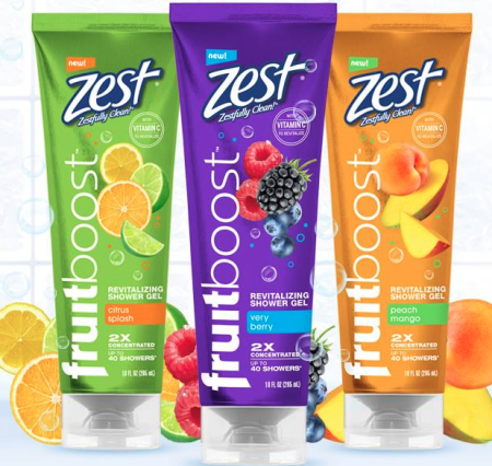 FREE Zest Fruitboost Shower Gel at Walmart + Moneymaker
