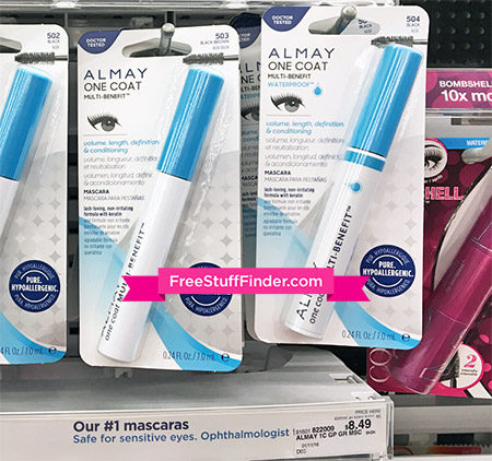 $1.32 (Reg $8.29) Almay One Coat Mascara at CVS