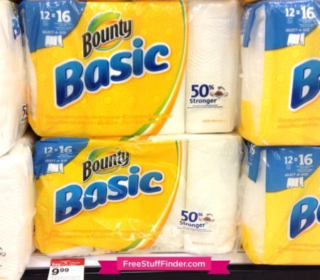 $0.34 Per Roll Bounty Paper Towels at Target (Today Only)