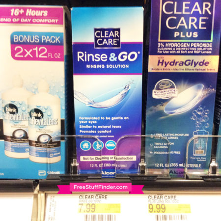 *HOT* $2.99 (Reg $8) Clear Care Rinse & Go Solution at Target