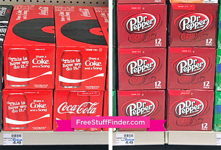 *HOT* $2.50 (Reg $6.49) Coke & Dr Pepper 12-Packs at CVS
