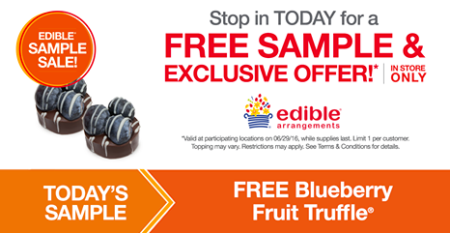 *HOT* FREE Sample Blueberry Fruit Truffle (Today Only)