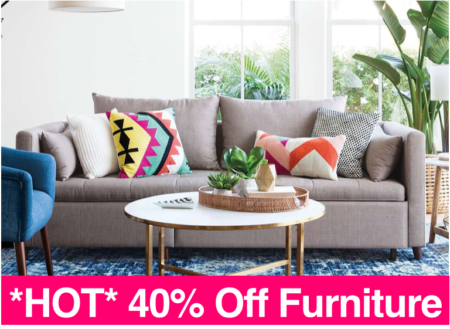 *HOT* 40% Off Select Furniture + FREE Shipping (Today Only)