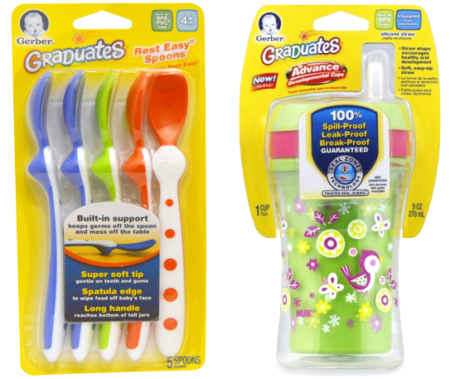 $0.97 (Reg $3) Gerber Spoons & Sippy Cups at Walmart