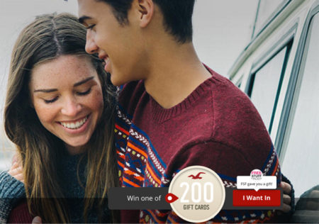 *HOT* FREE $20 Hollister Gift Card