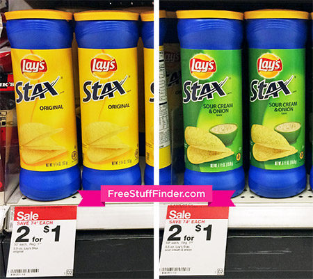 $0.50 (Reg $1.24) Lay’s Stax Chips at Target