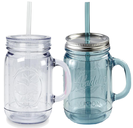 *HOT* $2 (Reg $10) Mason Jar Tumblers + FREE Pickup