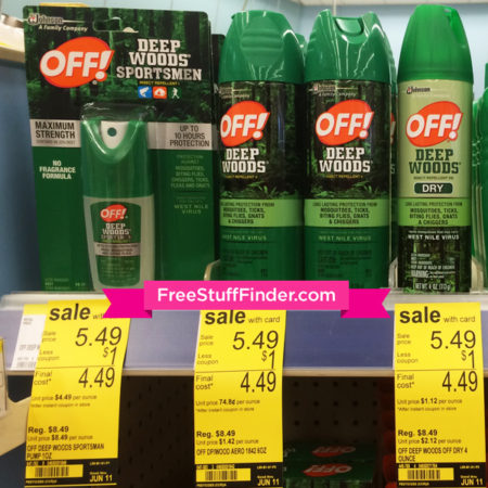 $1.49 (Reg $8.49) Off! Insect Repellant at Walgreens