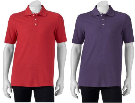 *HOT* $5.94 (Reg $26) Men's Polos + FREE Pickup
