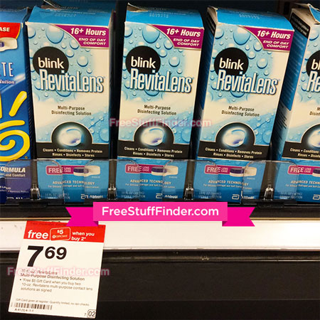 $4.69 (Reg $8) RevitaLens Solution at Target