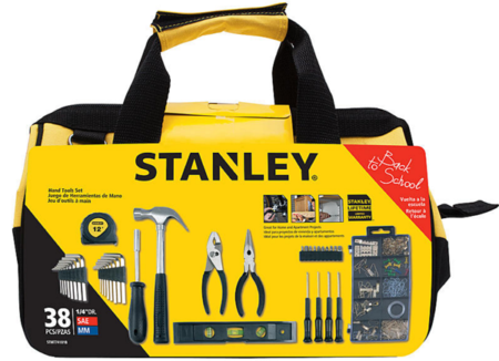 $14.99 (Reg $25) Stanley 38-Piece Tool Bag + Free Pickup