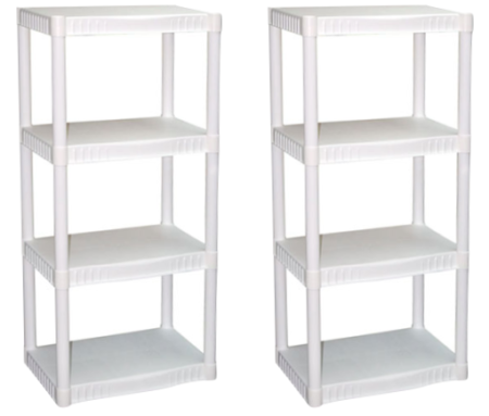 *HOT* $14.97 (Reg $34) 4-Tier Heavy-Duty Shelves + FREE Pickup