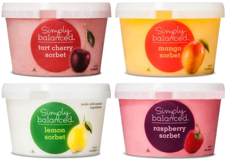 $1.57 (Reg $3) Simply Balanced Ice Cream & Juice at Target