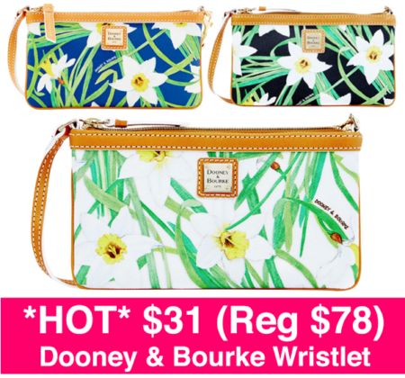 $31 (Reg $78) Dooney & Bourke Wristlet + FREE Shipping