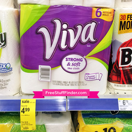 *HOT* $0.46 Per Roll Viva Paper Towels at Walgreens